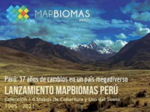 MapBiomas Perú: en 37 años el Perú perdió 49,9 % de sus glaciares y 3,9% de su vegetación natural