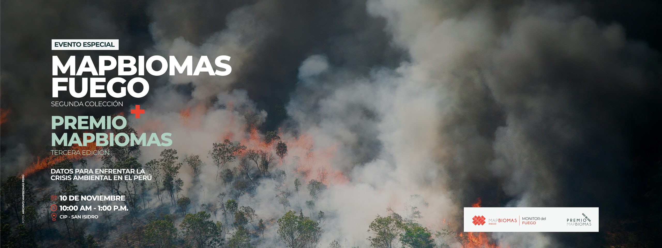 Lanzamiento de MapBiomas Fuego, colección 2 Premio MapBiomas Perú, tercera edición